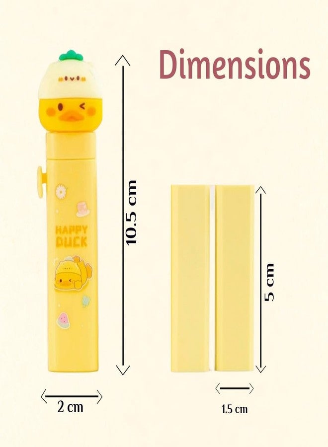 ASFunClub FunClub Cute Cartoon Cutter Shaped Eraser Set for Kids Stationary Set Kawaii Rubber Erasers Fancy Birthday Gift Kawaii Stationary Christmas Gift School Stationery Kit School Gift-Multicolor(Pack of 2) - Image 4